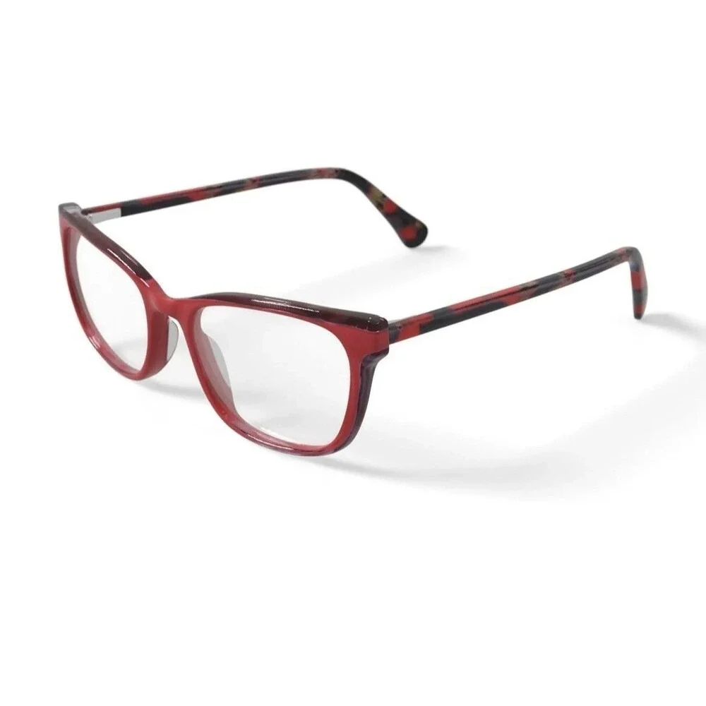 True Religion Eyeglasses Womens 53-17-140 Red‎ Tortoise T037 Rectangular Frames